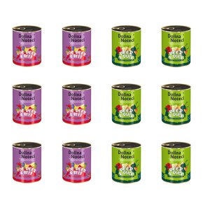 Karma dla psa DOLINA NOTECI Mix smaków Superfood z sarną i wołowiną, jeleniem i kaczką 12 x 800 g