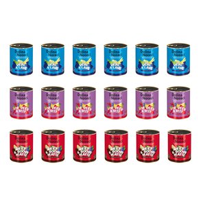 Karma dla psa DOLINA NOTECI Mix smaków Superfood z cielęciną i jagnięciną, sarną i wołowiną, wołowiną i sercami gęsi 18 x 800 g