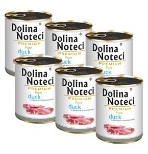 Karma dla psa DOLINA NOTECI Premium Pure Kaczka 6 x 800 g
