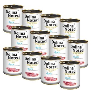Karma dla psa DOLINA NOTECI Premium Pure Kaczka 12 x 800 g