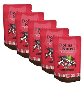 Karma dla kota DOLINA NOTECI Superfood z sarną i wołowiną 5 x 85 g