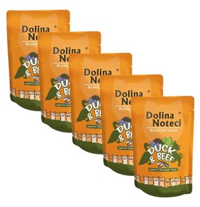 Karma dla kota DOLINA NOTECI Superfood z kaczką i wołowiną 5 x 85 g