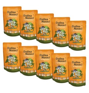 Karma dla kota DOLINA NOTECI Superfood z kaczką i wołowiną 10 x 85 g