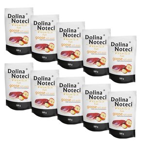 Karma dla psa DOLINA NOTECI Premium Pure bogata w gęś z jabłkiem 10 x 500 g