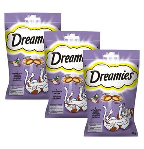 Przysmak dla kota DREAMIES Kaczka 3 x 60 g