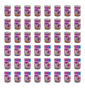 Karma dla kota WHISKAS Mix smaków Kaczka, Tuńczyk w galaretce 48 x 400 g