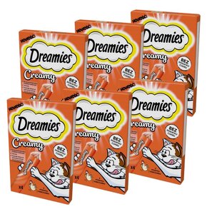 Przysmak dla kota DREAMIES Creamy Kurczak (24 x 10 g)