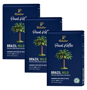 Kawa ziarnista TCHIBO Privat Kaffee Brazil Mild Arabica 3 x 0.5 kg