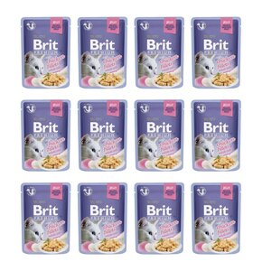 Karma dla kota BRIT Premium Kurczak 12 x 85 g