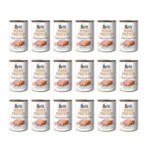 Karma dla psa BRIT Mono Protein Indyk z ziemniakami 18 x 400 g