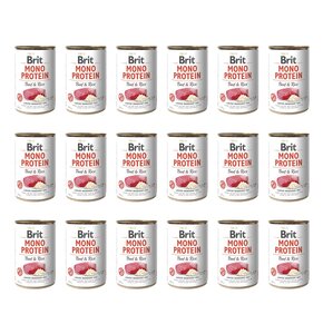 Karma dla psa BRIT Mono Protein Wołowina z ryżem 18 x 400 g