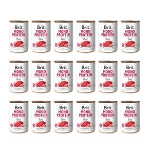 Karma dla psa BRIT Mono Protein Wołowina 18 x 400 g