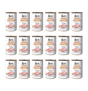 Karma dla psa BRIT Mono Protein Indyk 18 x 400 g