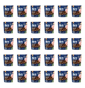 Karma dla psa BRIT Premium By Nature Kurczak 30 x 1 kg