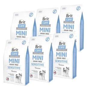 Karma dla psa BRIT Care Mini Sensitive Dziczyzna 6 x 2 kg
