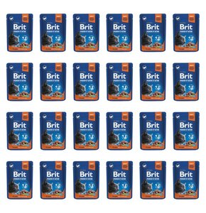 Karma dla kota BRIT Premium By Nature Sterilised Łosoś 24 x 100 g