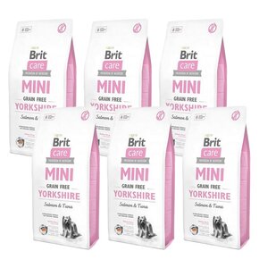 Karma dla psa BRIT Care Mini Yorkshire Łosoś z tuńczykiem 6 x 2 kg