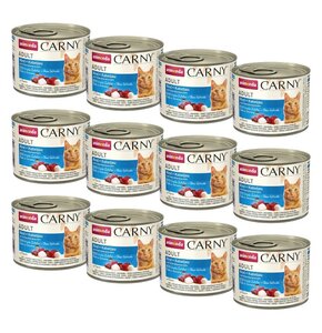 Karma dla kota ANIMONDA Carny Wołowina z dorszem i pietruszką 12 x 200 g