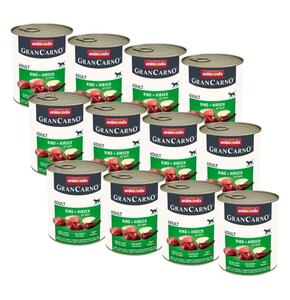 Karma dla psa ANIMONDA GranCarno Wołowina z dziczyzną i jabłkiem 12 x 800 g