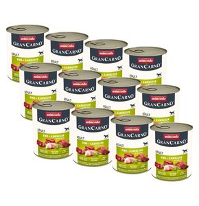 Karma dla psa ANIMONDA GranCarno Wołowina z królikiem i ziołami 12 x 800 g