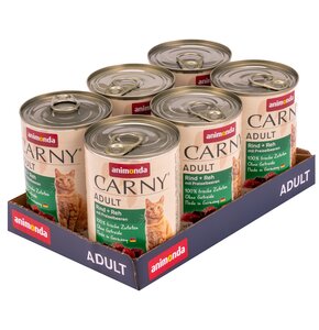 Karma dla kota ANIMONDA Carny Wołowina z sarniną i borówkami 6 x 400 g
