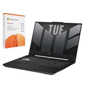Laptop ASUS TUF Gaming F15 FX507ZC4-HN018W 15.6" IPS 144Hz i5-12500H 16GB RAM 512GB SSD GeForce RTX3050 Windows 11 Home + Program MICROSOFT 365 Personal