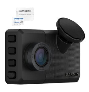 Wideorejestrator GARMIN Dash Cam Live + Karta pamięci SAMSUNG Pro Endurance microSDXC 256GB + Adapter