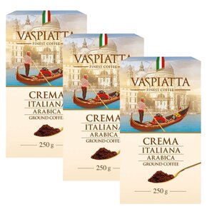 Kawa mielona VASPIATTA Crema Italiana 3 x 0.25 kg
