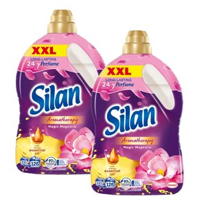 Płyn do płukania SILAN Magic Magnolia 2 x 2772 ml