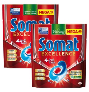 Kapsułki do zmywarek SOMAT Excellence 4 in 1 - 96 szt.