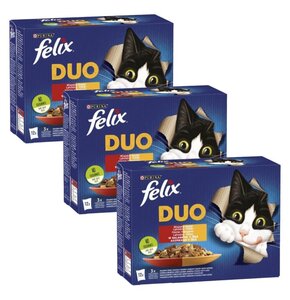 Karma dla kota FELIX Fantastic Duo Wiejskie Smaki w galaretce (36 x 85 g)