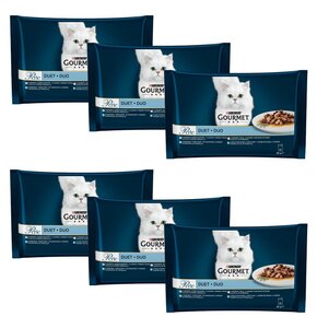 Karma dla kota  GOURMET Perle Duet Rybny (24 x 85 g)