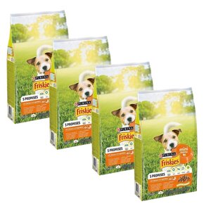 Karma dla psa FRISKIES Mini Menu Kurczak z warzywami 4 x 1.5 kg