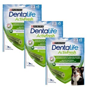 Przysmak dla psa DENTALIFE Active Fresh Medium 3 x 115 g