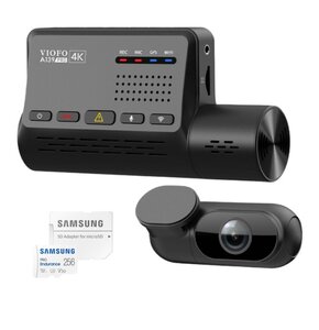 Wideorejestrator VIOFO A139 Pro + kamera tylna + Karta pamięci SAMSUNG Pro Endurance microSDXC 256GB + Adapter