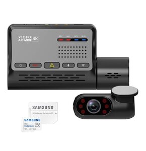 Wideorejestrator VIOFO A139 Pro + kamera wewnętrzna + Karta pamięci SAMSUNG Pro Endurance microSDXC 256GB + Adapter