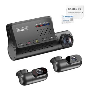 Wideorejestrator VIOFO A139 Pro + kamera tylna + kamera wewnętrzna + Karta pamięci SAMSUNG Pro Endurance microSDXC 256GB + Adapter