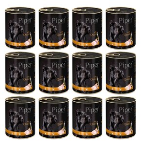 Karma dla psa PIPER Animals z przepiórką 12 x 800 g
