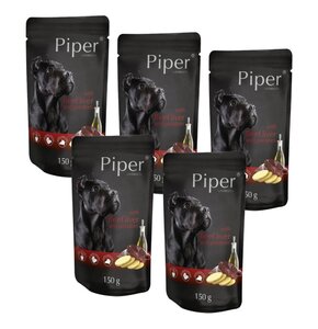 Karma dla psa PIPER Animals z wątróbką wołową i ziemniakami 5 x 150 g