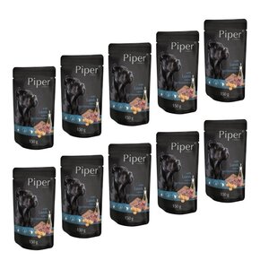 Karma dla psa PIPER Animals z jagnięciną, marchewką i brązowym ryżem 10 x 150 g