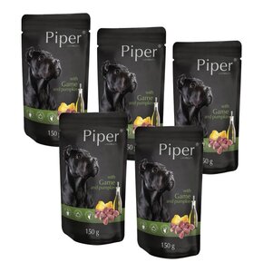Karma dla psa PIPER z dziczyzną i dynią 5 x 150 g