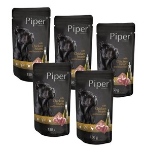 Karma dla psa PIPER Animals Serca kurczaka z ryżem 5 x 150 g