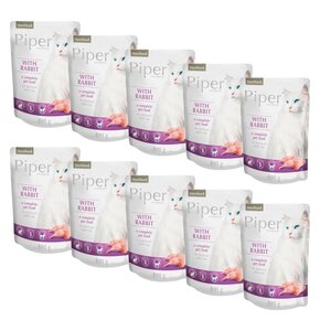 Karma dla kota PIPER Animals Sterilised z królikiem 10 x 100 g