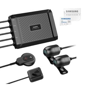 Wideorejestrator VIOFO MT1 + Karta pamięci SAMSUNG Pro Endurance microSDXC 256GB + Adapter