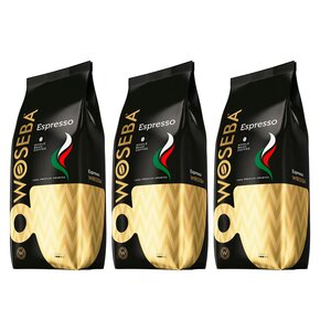 Kawa ziarnista WOSEBA Espresso Arabica 3 x 0.5 kg