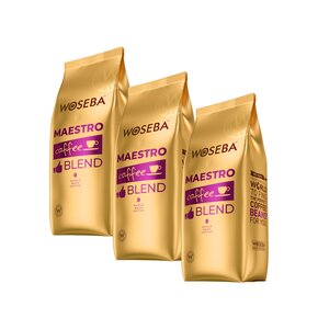 Kawa ziarnista WOSEBA Maestro 3 x 1 kg