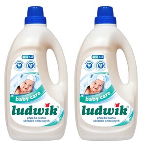 Płyn do prania LUDWIK Baby Care 2 x 1500 ml
