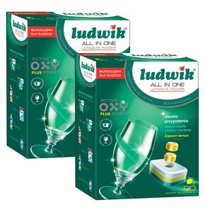 Tabletki do zmywarek LUDWIK All in One Ultimate Power - 180 szt.