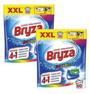 Kapsułki do prania BRYZA 4w1 Color 120 szt.