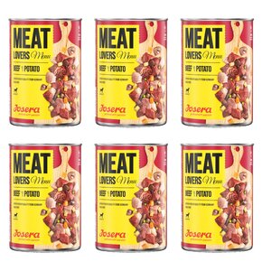 Karma dla psa JOSERA Meat Lovers Menu Wołowina z ziemniakami 6 x 400 g